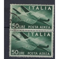 Italy C113 Used Pair 1946 issue (an8764)
