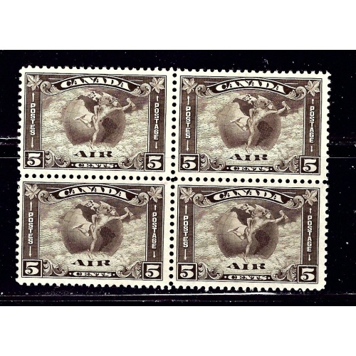 Canada C2 MH 1930 Block of 4  some gum disturbances    (ap1833)