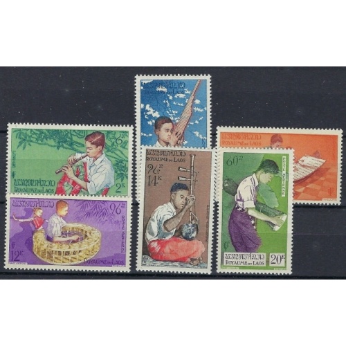Laos 34-36; C24-26 MH 1957 set (mm1341)