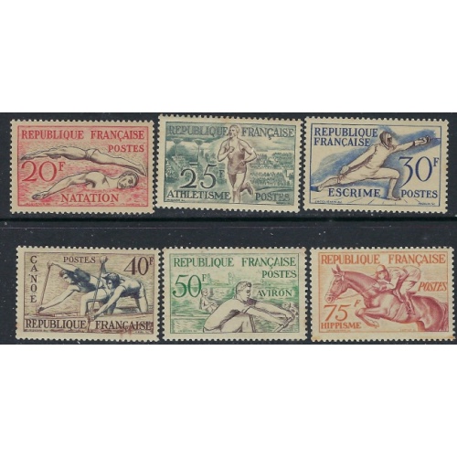 France 700-05 MH 1953 set (ak2766)