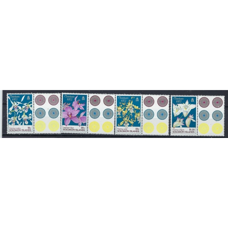 Solomon Is 598-601 MNH 1987 Christmas (mm1401)