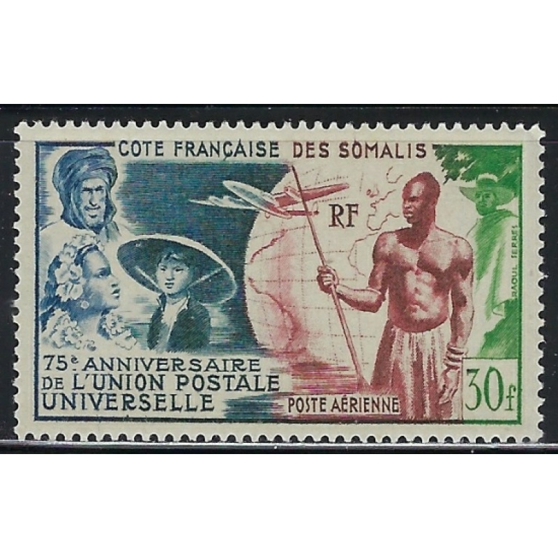 Somali Coast C18 MNH 1949 UPU  (an5381)