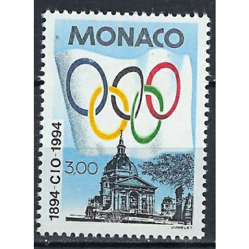 Monaco 1906 MNH 1994 Olympics (ak2827)