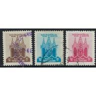 Thailand 374-76 Used 1962 issues (an1306)