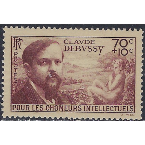 France B87 MNH 1939 Claude Debussey (ak6258)