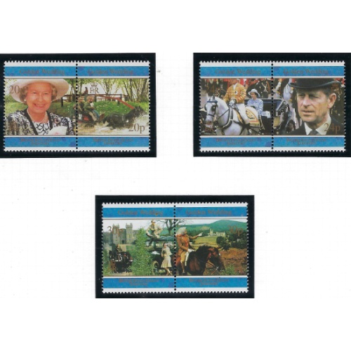 British Indian Ocean Terr 195 MNH 1997 QEII Golden Wedding Anniversary  (ak6396)