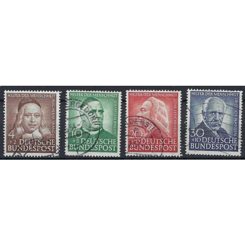Germany B334-37 Used 1953 set (an7553)