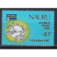 Nauru 338 MNH 1987 World Post Day (ak2855)