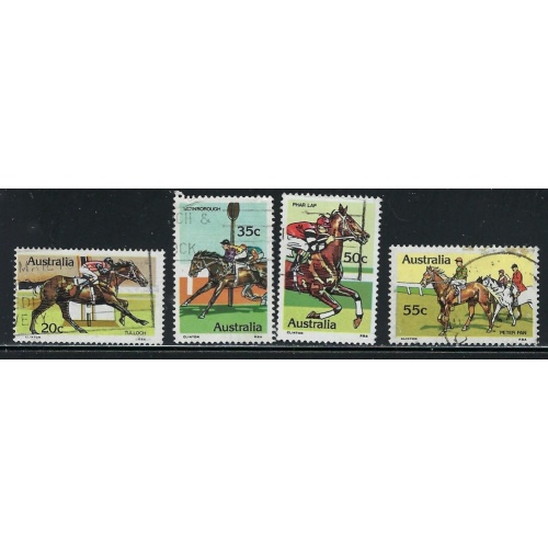 Australia 691-94 Used 1978 Horse Racing (fe2903)