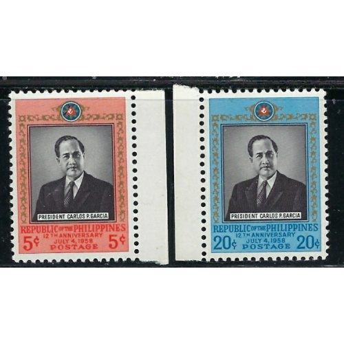 Philippines 644-45 MNH 1958 set (fe5699)