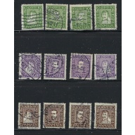 Denmark 164-75 Used 1924 Complete set (ap8973)