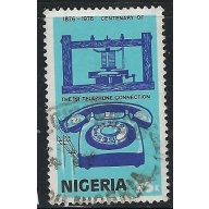Nigeria 335 Used 1976 Telephone (an1832)