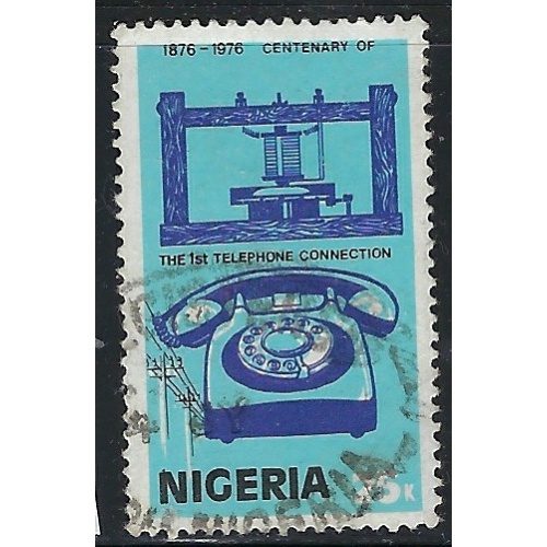 Nigeria 335 Used 1976 Telephone (an1832)