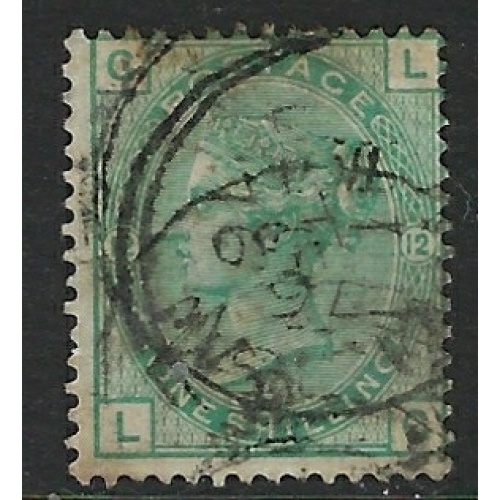 Great Britain 64 Used Plate #12 1873 issue (fe3235)