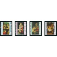 B.I.O.T. 128-31 MNH 1992 Christmas (fe4582)
