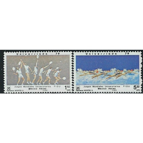 Mexico C612-13 MNH 1979 set (an4036)