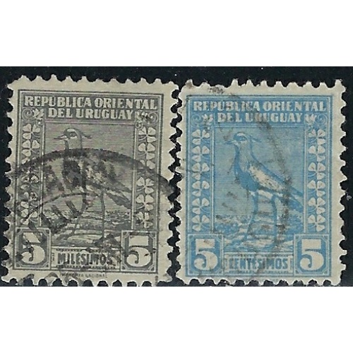 Uruguay 267;271 Used 1923 issues (an3434)
