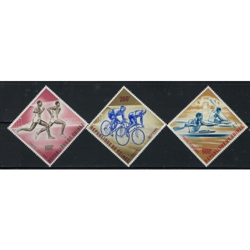 Guinea C44-46 MNH 1963 Sports (an3536)