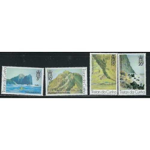Tristan da Cunha 268-71 MNH 1980 Paintings (fe1698)