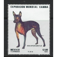 Mexico 1348 MNH 1984 Dogs (fe1355)