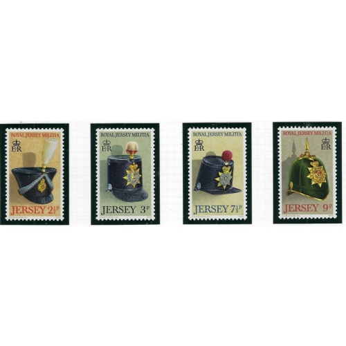 Jersey 69-72 MNH 1972 Militia Shakos (fe3002)