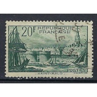 France 347 Used 1938 issue; small tear right side (mm1507)
