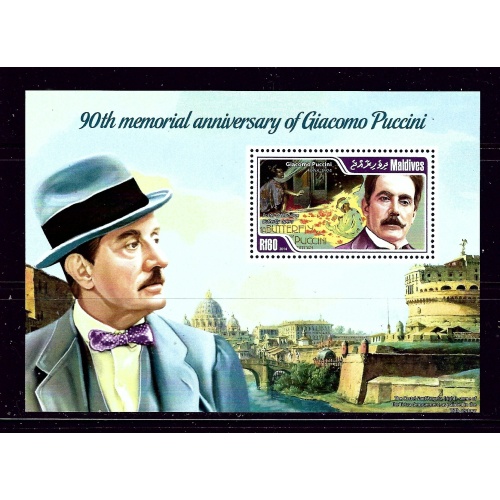 Maldive Is 3113 MNH 2014 Giacomo Puccini S/S