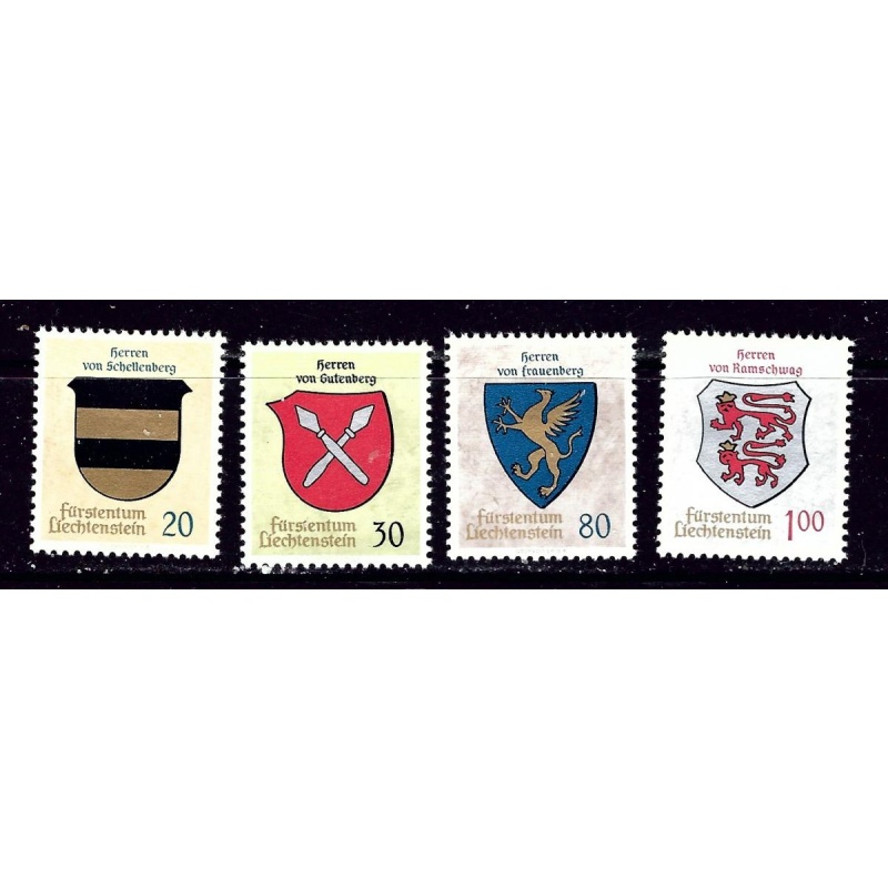Liechtenstein 396-99 MNH 1965 set