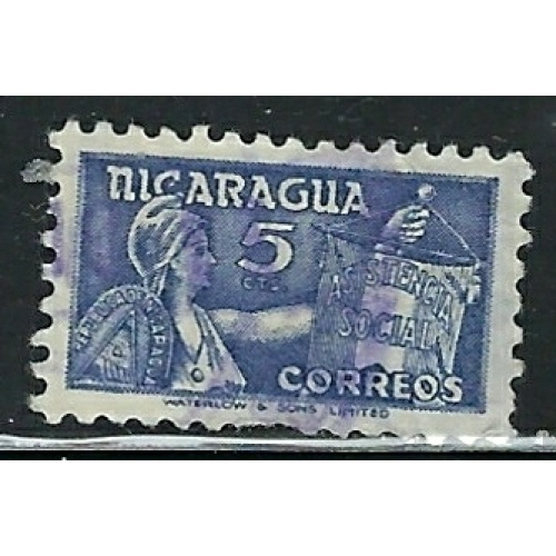 Nicaragua RA62 Used 1956 issue (fe7221)