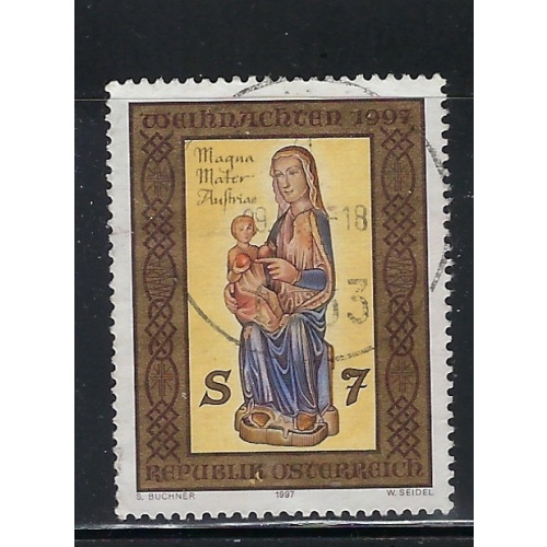 Austria 1743 Used 1997 Christmas (st1019)
