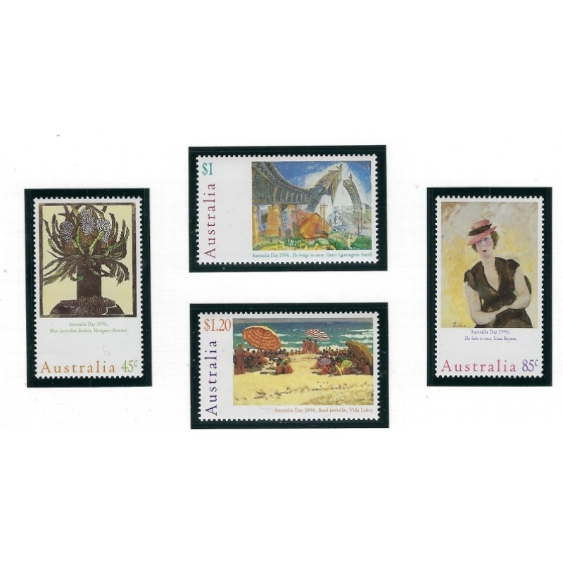 Australia 1476-79 MNH 1996 Paintings by Australian Women (fe1314)