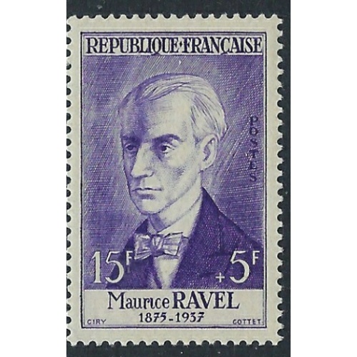 France B308 MNH 1958 Maurice Ravel (ak5618)