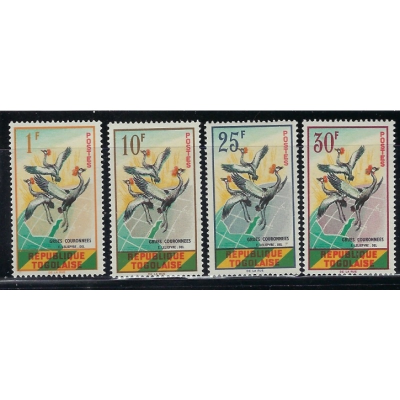 Togo 392-93 MNH 1961 Birds (fe9814)