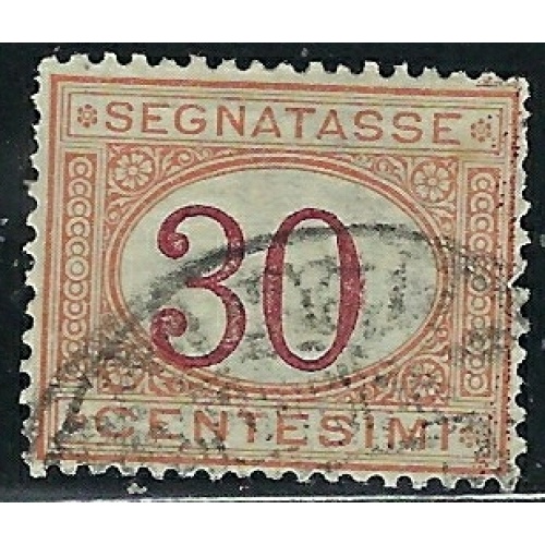 Italy J8 Used 1870 issue (an1384)
