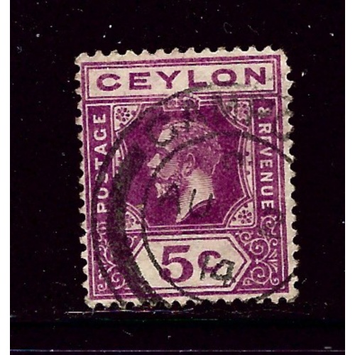 Ceylon 203 Used 1912 issue   #2