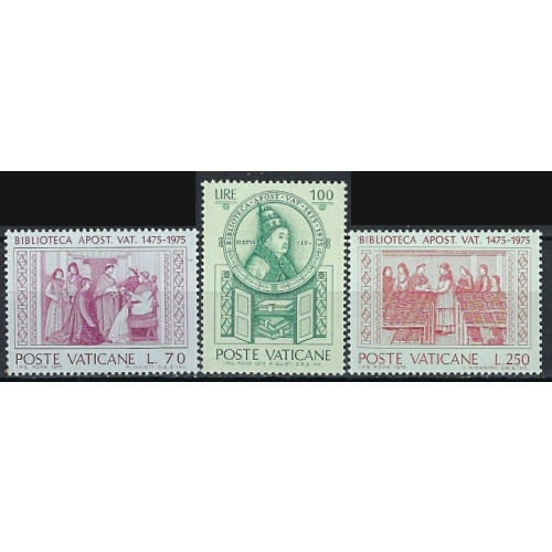 Vatican 582-84 MNH 1975 set (an9301)