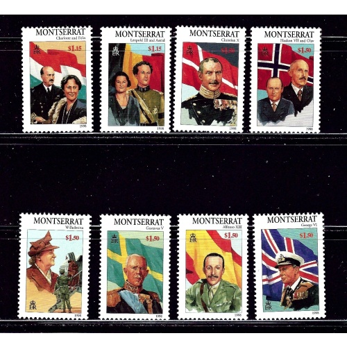 Montserrat 946-53 MNH 1998 Royalty of the 20th Century  (KB)