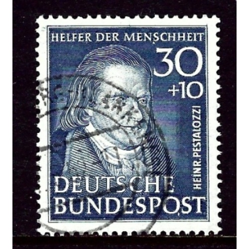 Germany B323 Used 1951 Heinrich Pestolozzi    (ap6183)