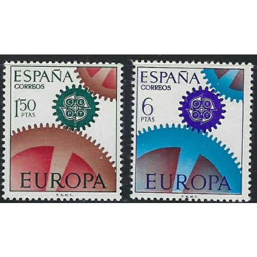Spain 1465-66 MNH 1967 Europa (fe9940)