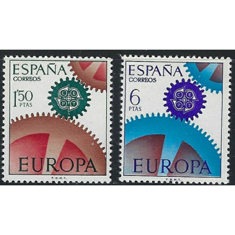 Spain 1465-66 MNH 1967 Europa (fe9940)