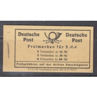 Germany 539a/544a Booklet 1946 two panes of 8 stamps (ap8833)