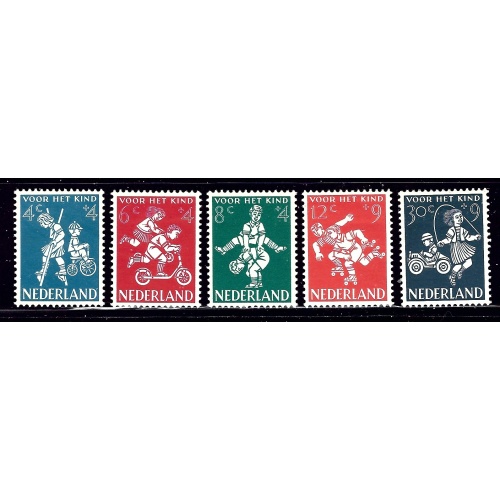 Netherlands B326-30 MH 1958 Children's Games    (ap1265)