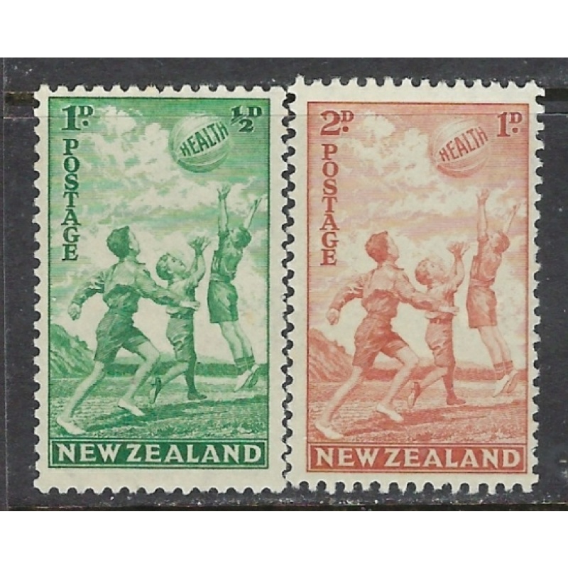 New Zealand B16-17 MNH 1940 Children Playing (ap8332)