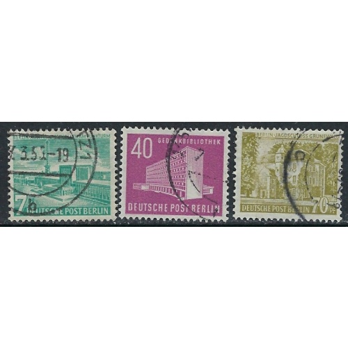 Germany Berlin 9N108-10 Used 1954 set (ak4221)