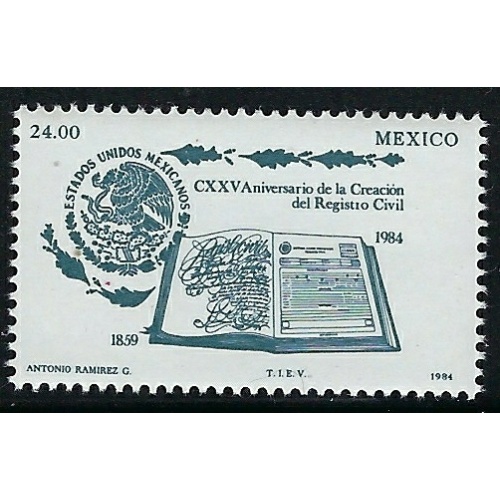 Mexico 1375 MNH 1984 issue (fe1112)