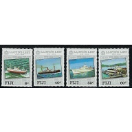 Fiji 509-12 MNH 1984 Lloyd's List (Ships) (fe2244)