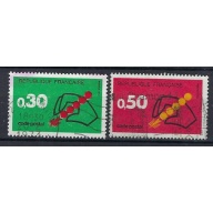 France 1345-46 Used 1972 set (mm1047)
