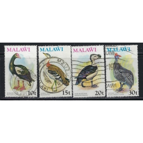 Malawi 238-41 Used 1975 Birds Park Set (an7308)