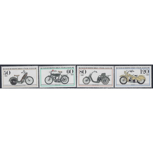 Germany Berlin 9NB198-201 MNH 1983 Motorcycles (ak6382)