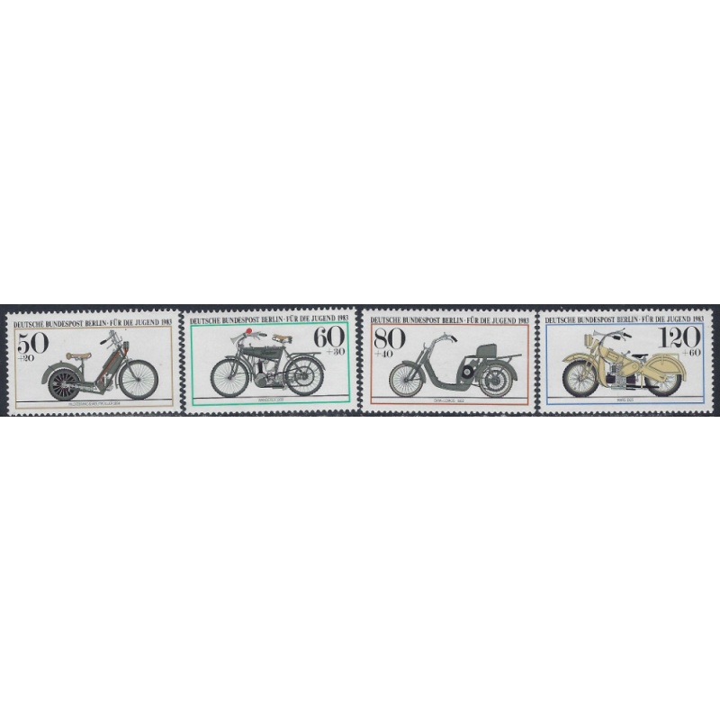 Germany Berlin 9NB198-201 MNH 1983 Motorcycles (ak6382)